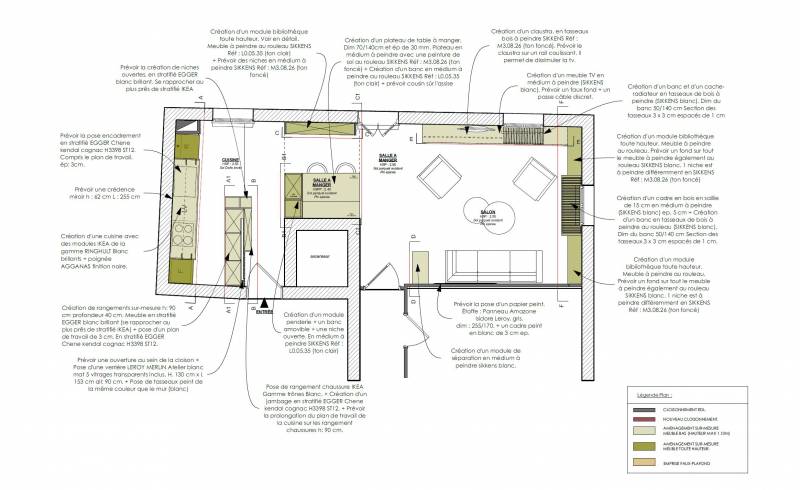 Plan d'aménagement sur mesure à Lyon