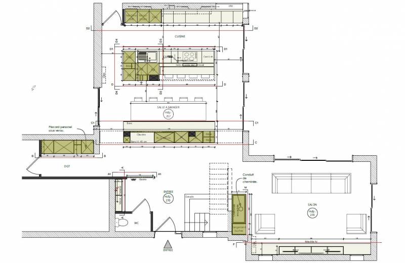 Plan d'aménagement de la zone de vie