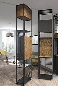 Mobilier modulable pour l'émission La maison France 5