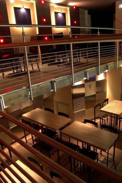 Vue depuis la mezzanine agencée par Stéphane MILLET, architecte d'intérieur à Lyon