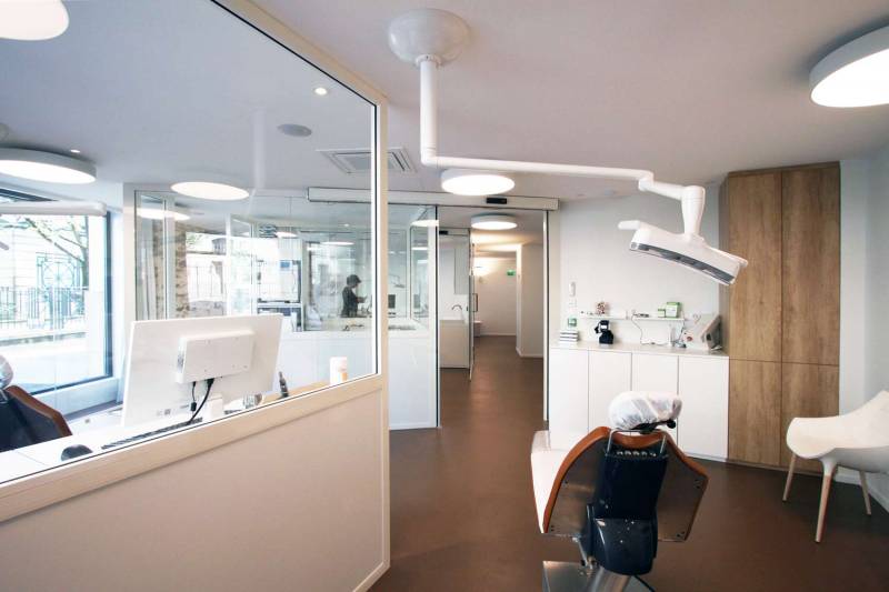 Espace soin dans un cabinet d'orthodontie à Nantes