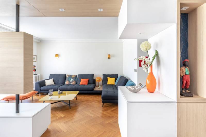 rénovation spatiale pour aménagement intérieur d'appartement à Lyon