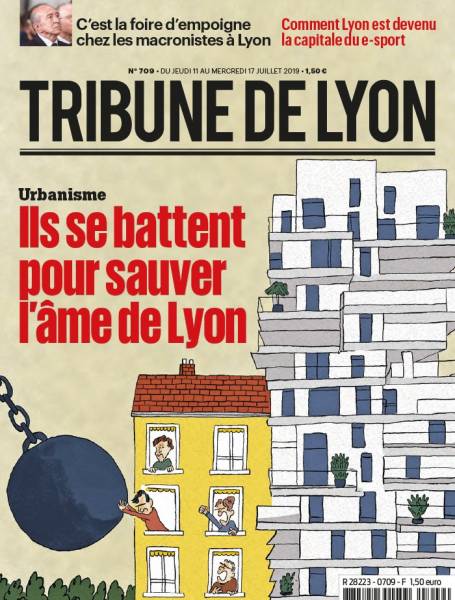 Stéphane Millet dans la tribune de Lyon