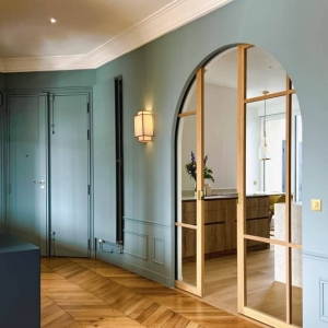 Agencement des pièces de vie d’un grand appartement haussmannien à Paris