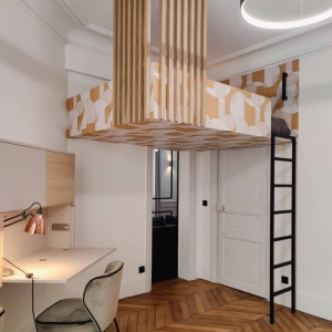 Rénovation et agencement d’un bel appartement haussmannien à Paris