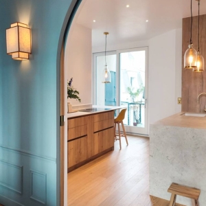 Agencement des pièces de vie d’un grand appartement haussmannien à Paris