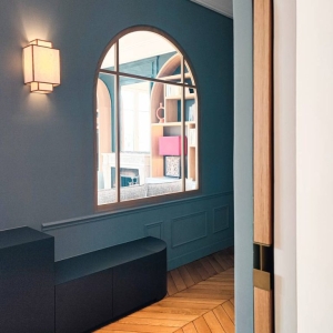 Agencement des pièces de vie d’un grand appartement haussmannien à Paris