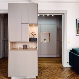 Rénovation et agencement d’un bel appartement haussmannien à Paris