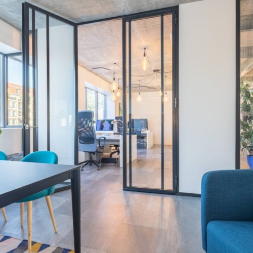 Aménagement d’un plateau de bureaux en open space à Lyon