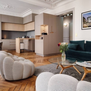 Rénovation et agencement d’un bel appartement haussmannien à Paris