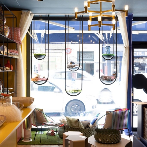 Aménagement intérieur d’une boutique de décoration à Neuilly-sur-Seine