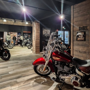 Architecte d’intérieur à Lyon pour la conception d’une concession Harley-Davidson unique
