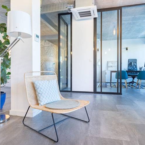 Aménagement d’un plateau de bureaux en open space à Lyon